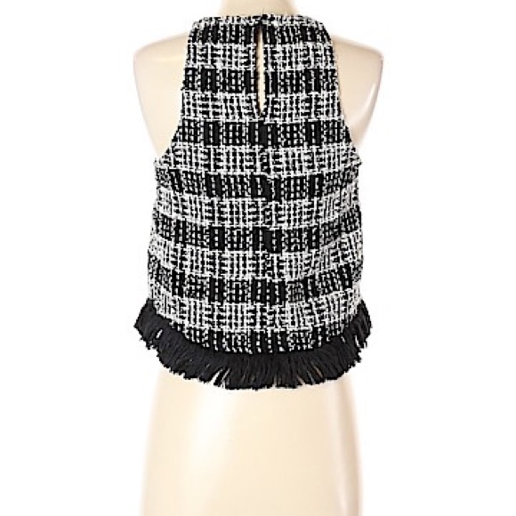 Zara Black and White Top - Picture 2 of 2